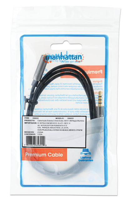 Extensión de Cable Auxiliar de Audio Estéreo Packaging Image 2