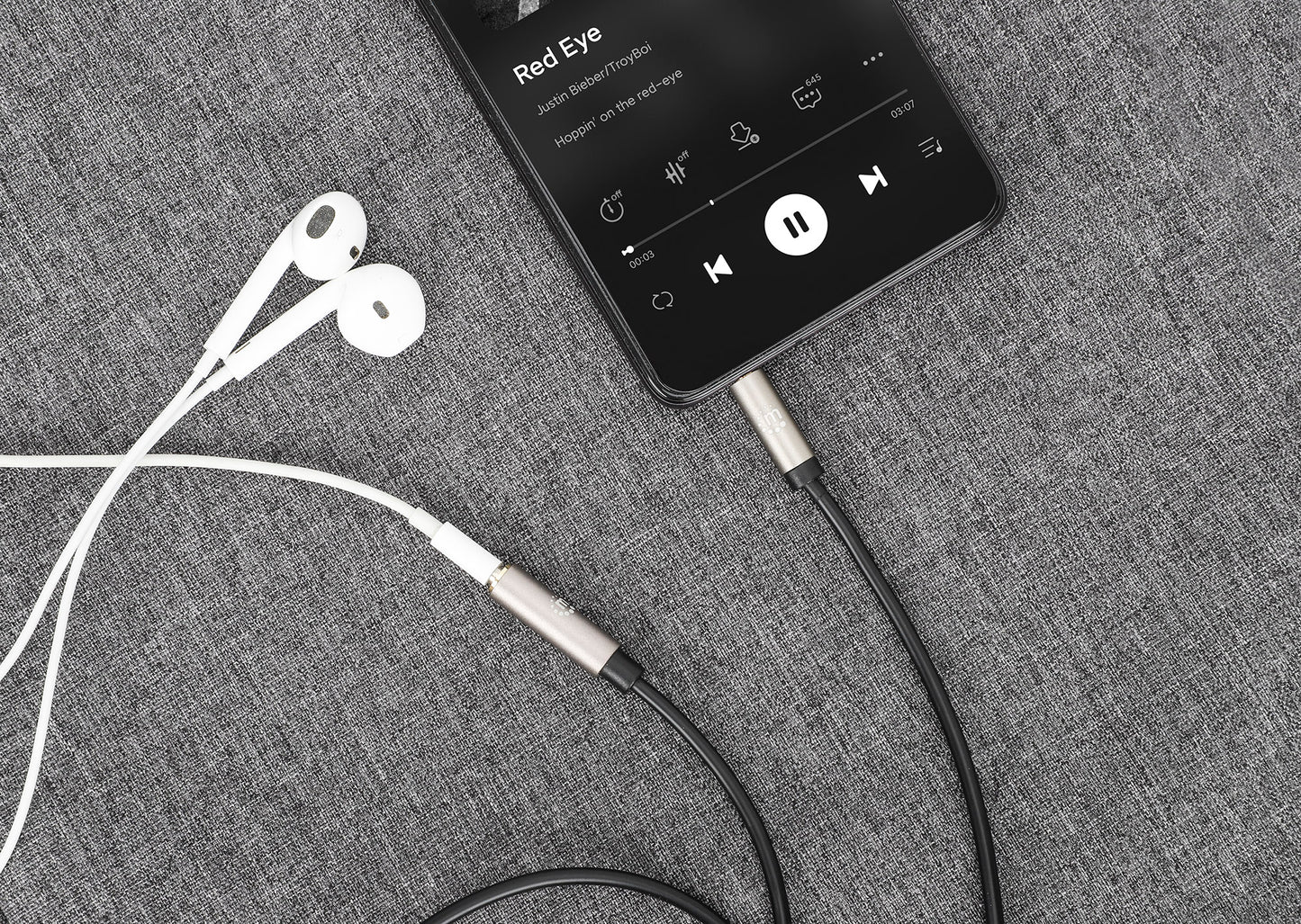 Extensión de Cable Auxiliar de Audio Estéreo Image 9