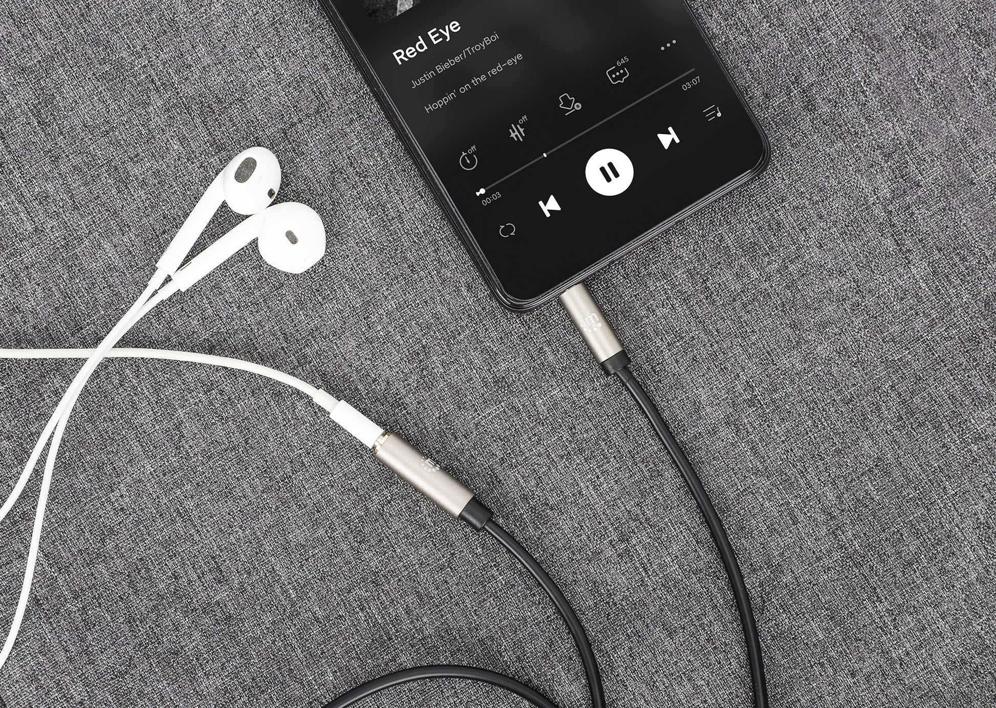 Extensión de Cable Auxiliar de Audio Estéreo Image 9