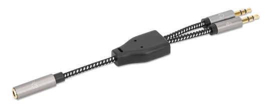 Adaptador Auxiliar 3.5 mm 2 a 1 Image 1
