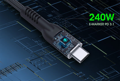 USB4 Tipo-C 40 Gbps 8K Vídeo y 240 W EPR Cable de carga / PD 3.1 Image 11