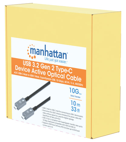 Cable USB-C de fibra óptica (AOC) USB 3.2 Gen 2 Packaging Image 2