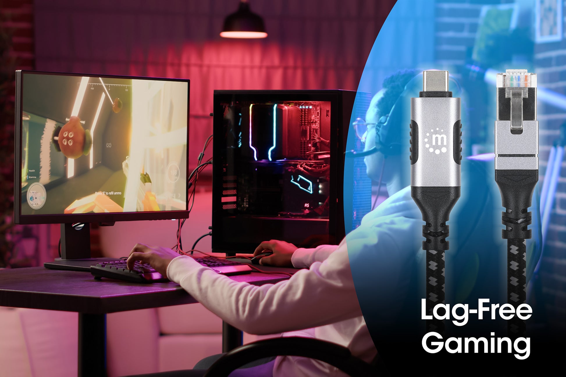 Cable de red USB-C a RJ-45 Gigabit Ethernet, 2 m Image 7