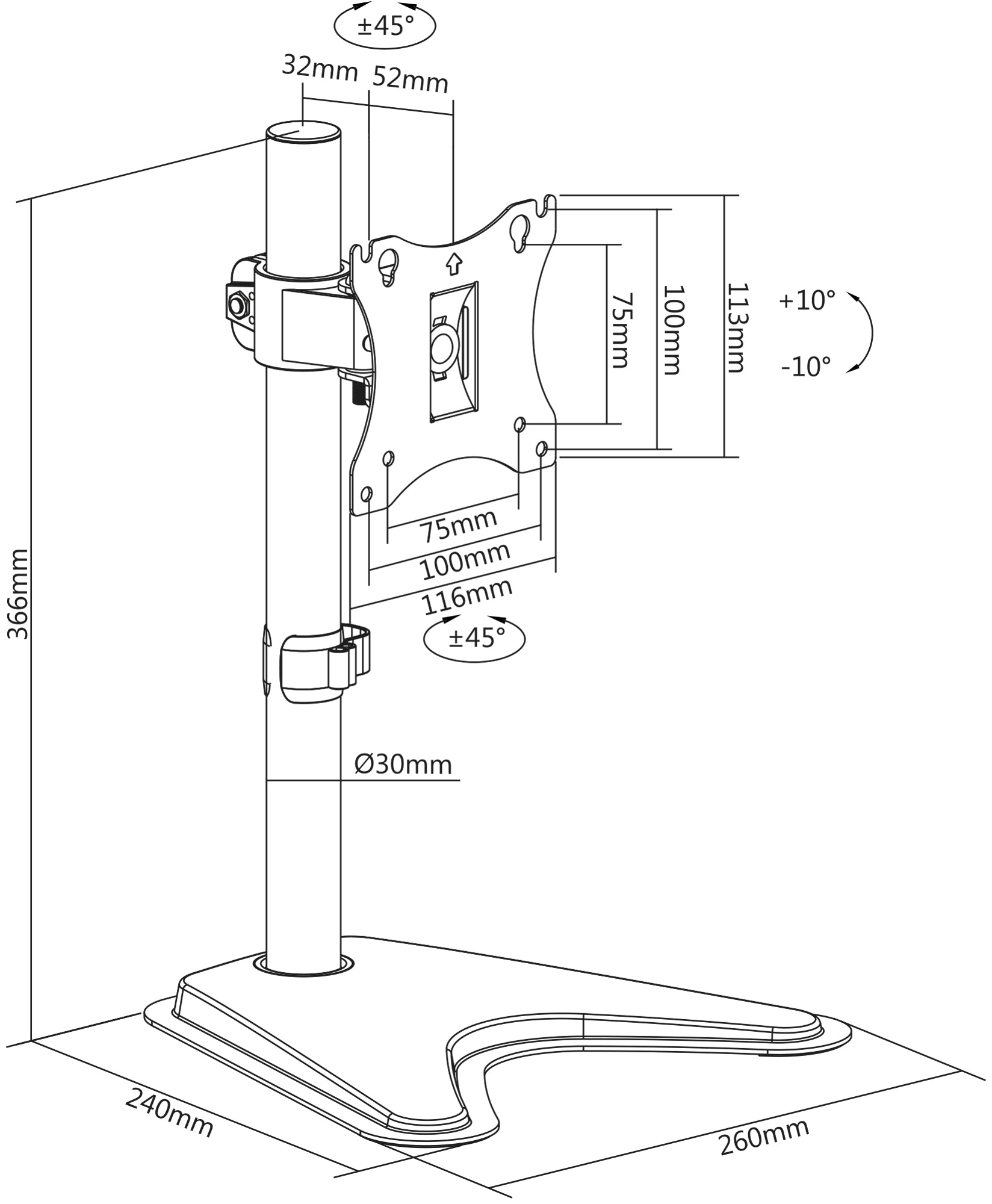 Soporte de escritorio para monitor Image 15