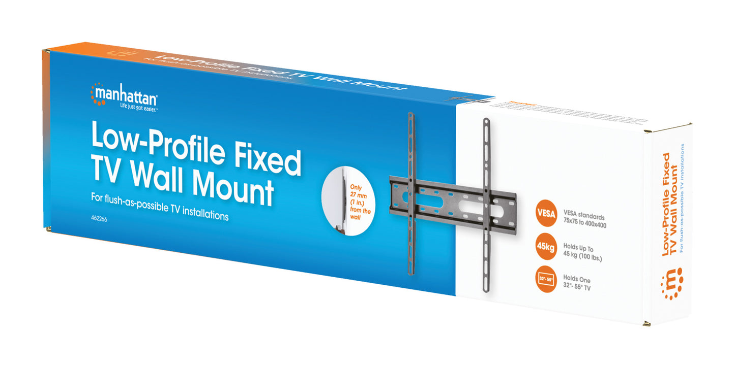 Soporte de Pared Fijo de Bajo Perfil para Pantallas de 32" a 55" Packaging Image 2
