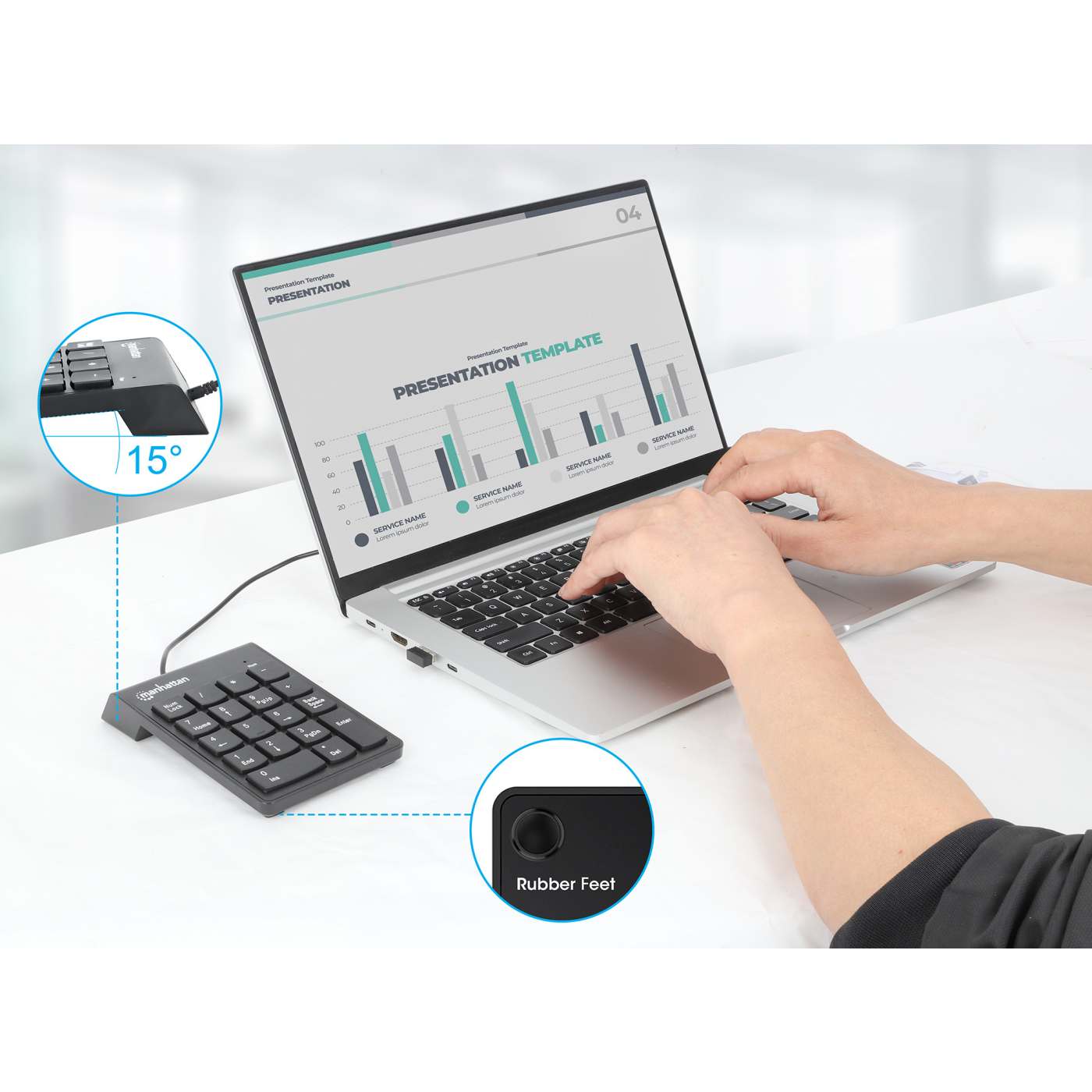 Teclado numérico alámbrico Image 6