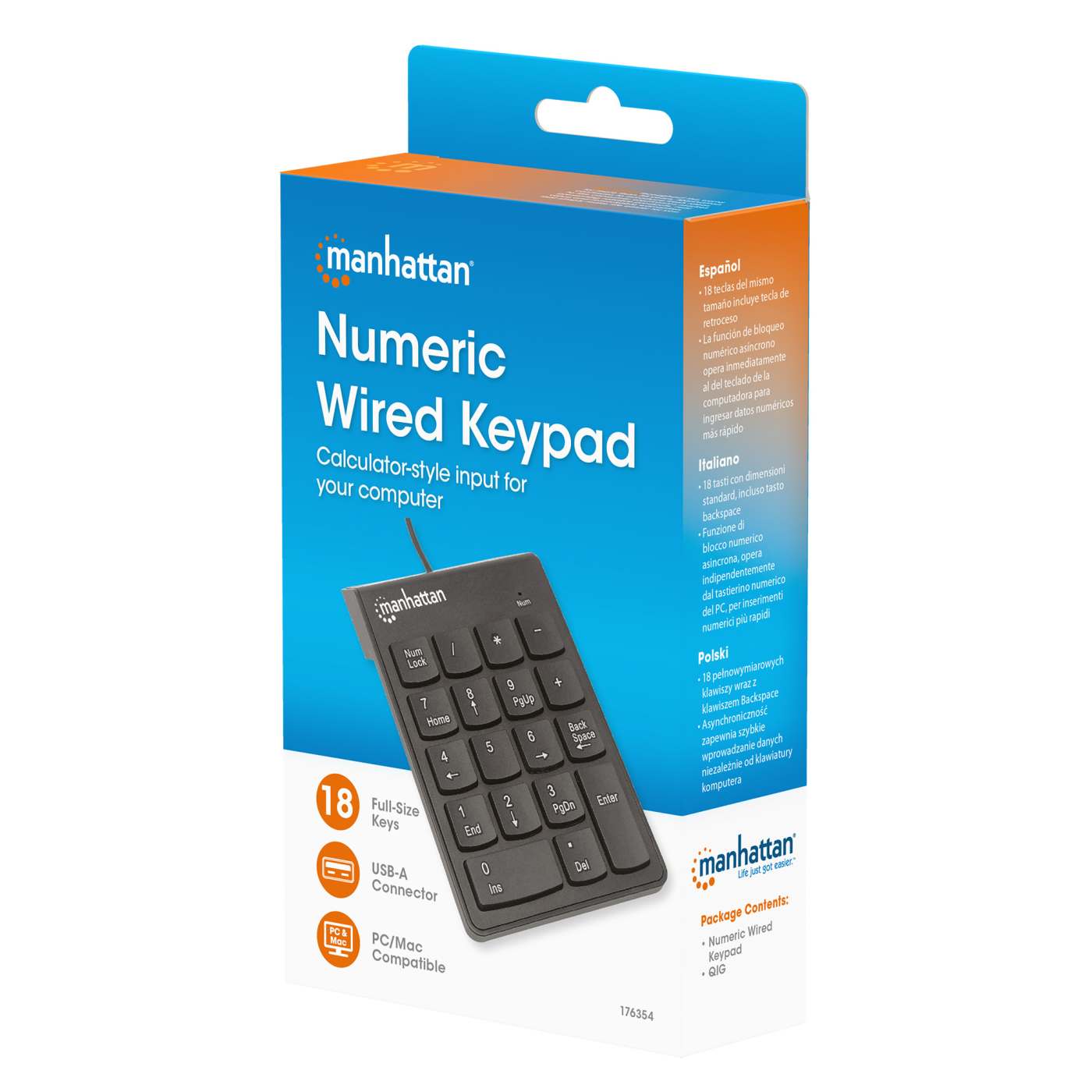 Teclado numérico alámbrico Packaging Image 2