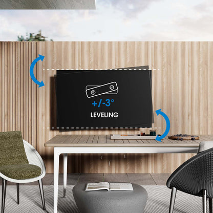 Soporte de pared para TV de movimiento completo para exteriores, para pantallas de 37" a 86" Image 13