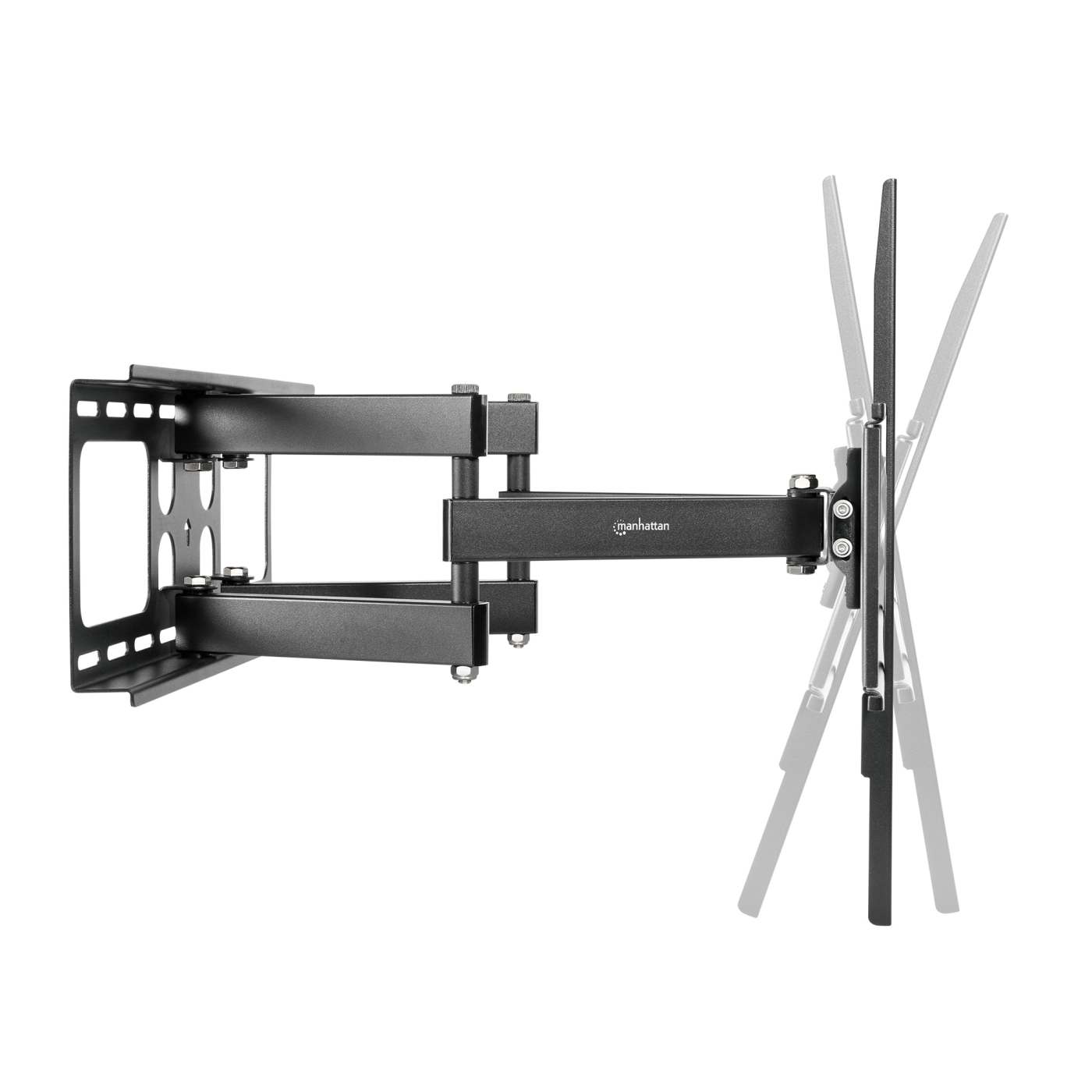 Soporte de pared para TV de movimiento completo para exteriores, para pantallas de 37" a 86" Image 7