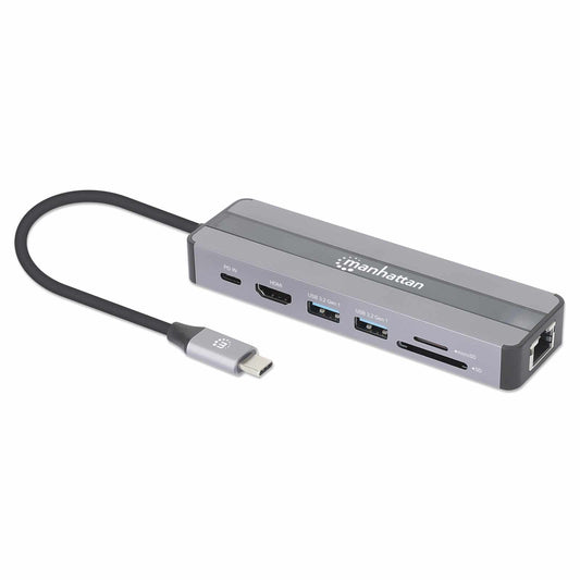 Estación Docking para conexión USB-C 7 en 1 con carga de energía Image 1