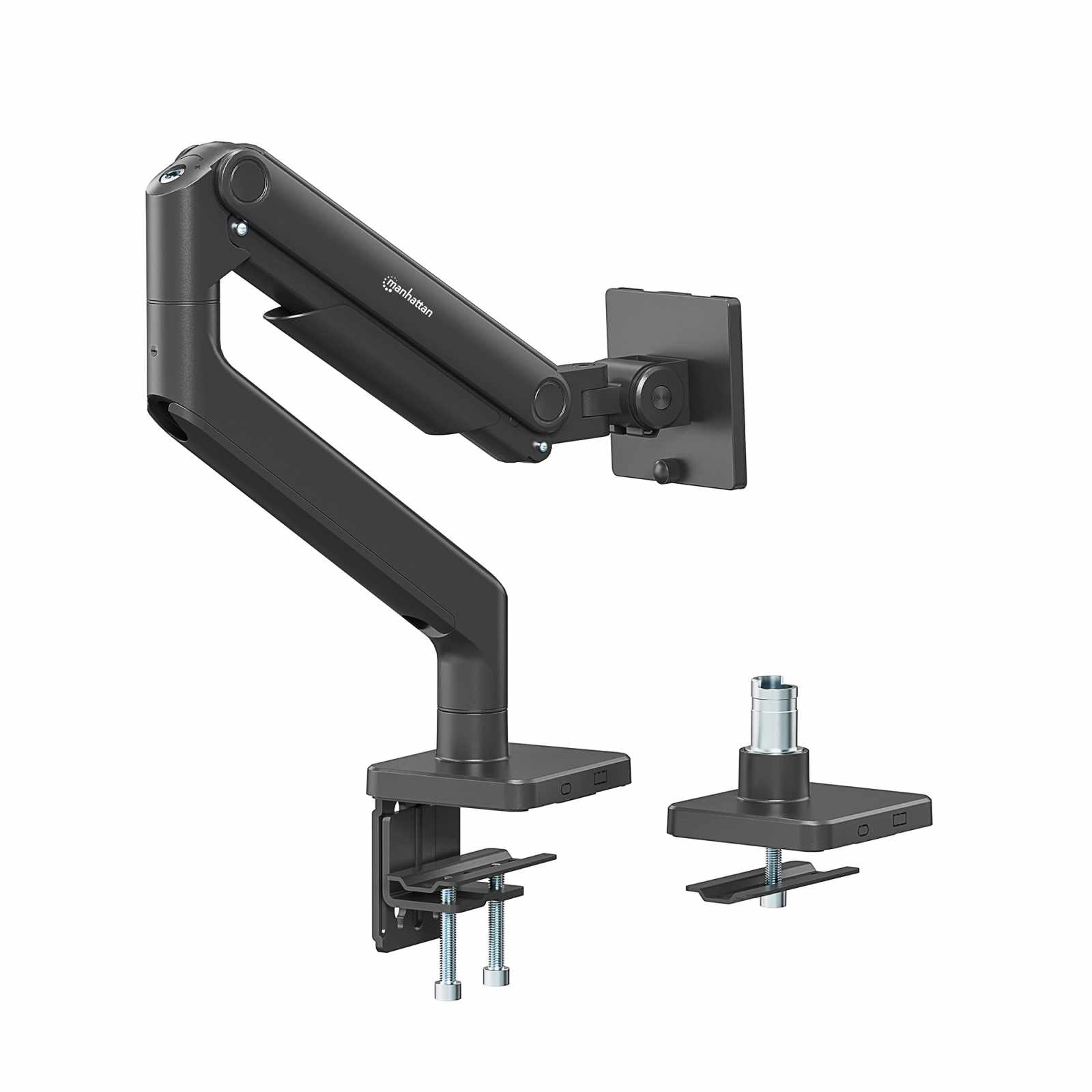 Soporte de aluminio con sistema de pistón para 1 monitor de 17" a 49" Image 11