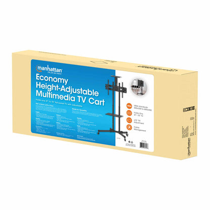 Soporte Económico de Carrito para Pantallas de 37" a 70" Ajustable en Altura Packaging Image 2