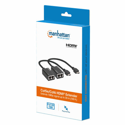 Extensor HDMI sobre Ethernet 1080p con cables integrados Packaging Image 2
