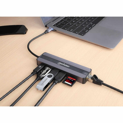 Estación Docking para conexión USB-C 7 en 1 con carga de energía Image 7