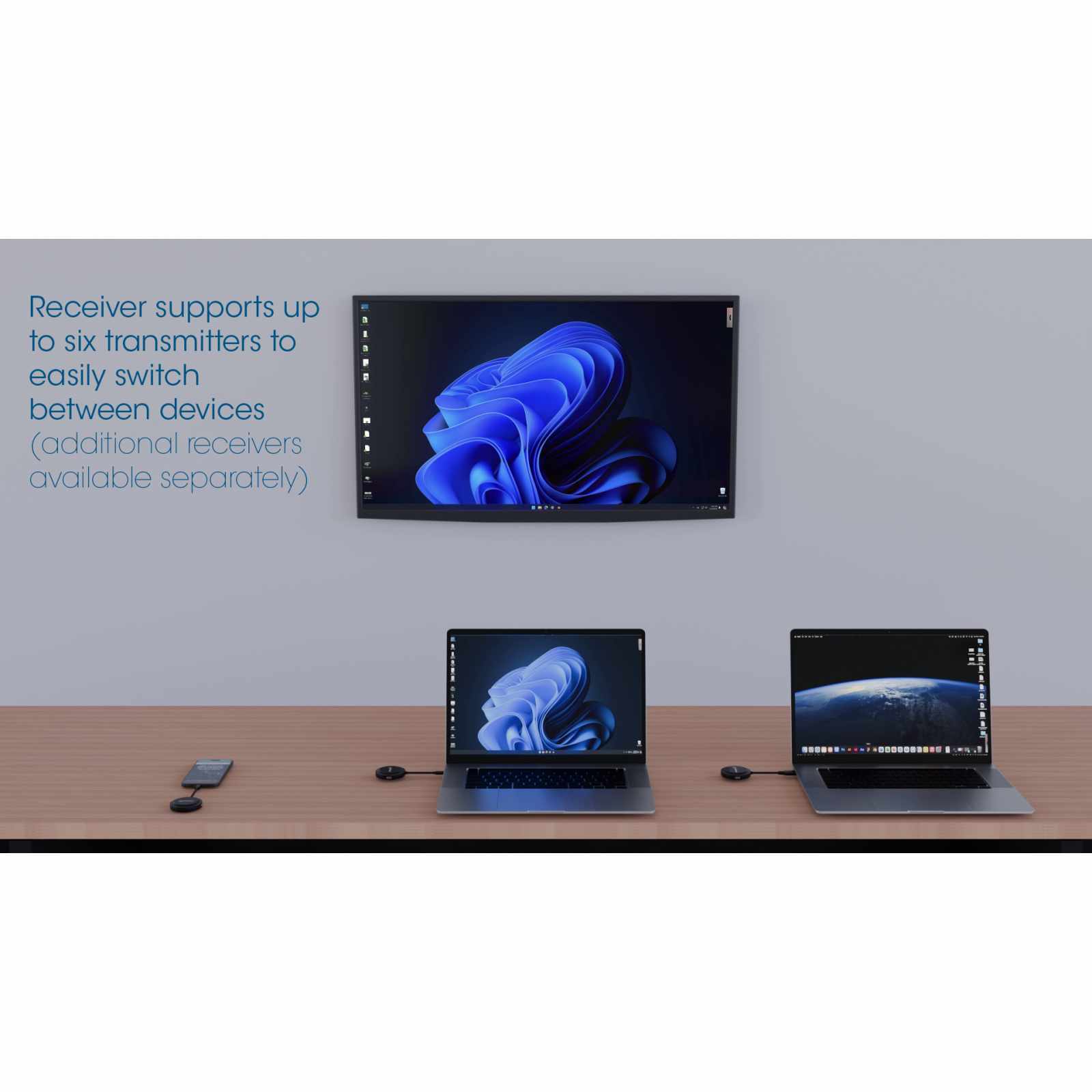 Kit de presentación de pantalla HDMI inalámbrica 1080p Image 11