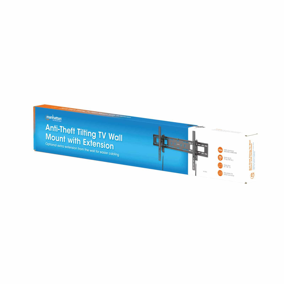 Soporte de pared Inclinable Anti-Robo para Pantallas con Extensión Packaging Image 2