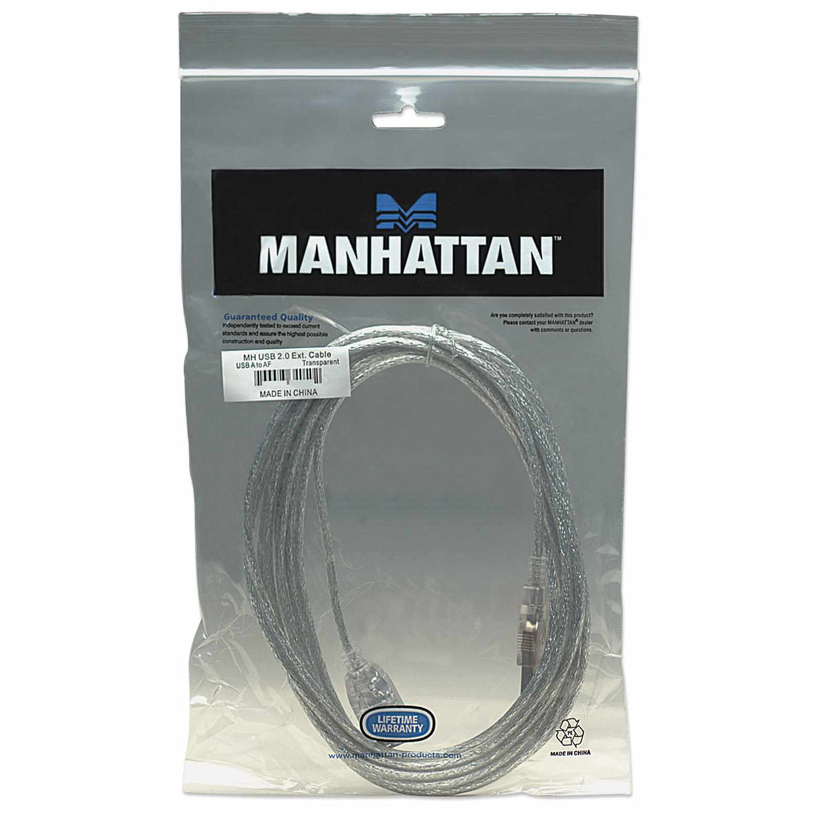 Cable de Extensión USB 2.0, 480 Mbps 3m Packaging Image 2
