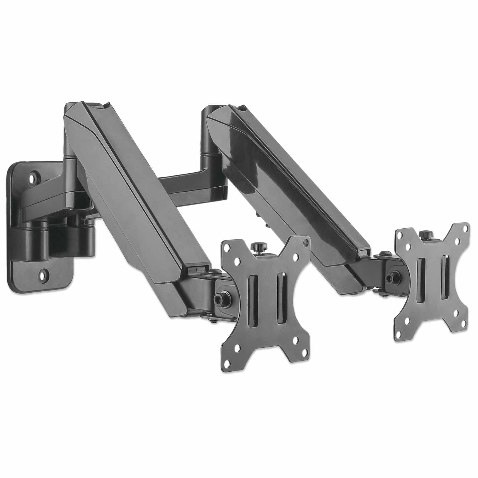 Soporte de pared universal para dos monitores con resorte de gas Image 3