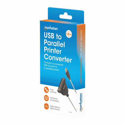 Adaptador USB de alta velocidad a impresora paralela DB25 Packaging Image 2