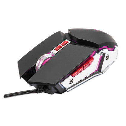 Mouse óptico Gaming LED con cable, iluminación RGB, 7 botones Image 6