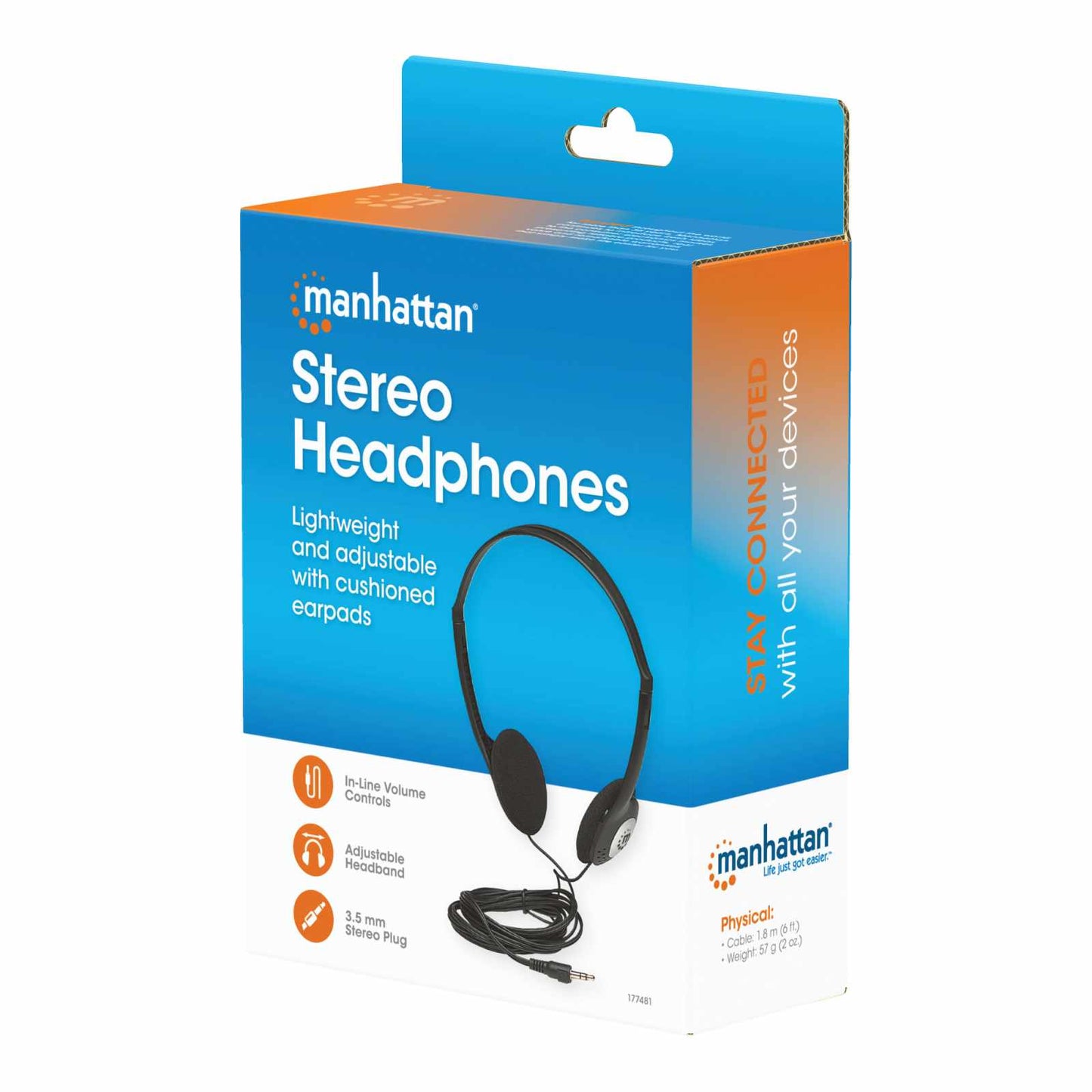 Audífonos Estéreo, conector 3.5mm Packaging Image 2