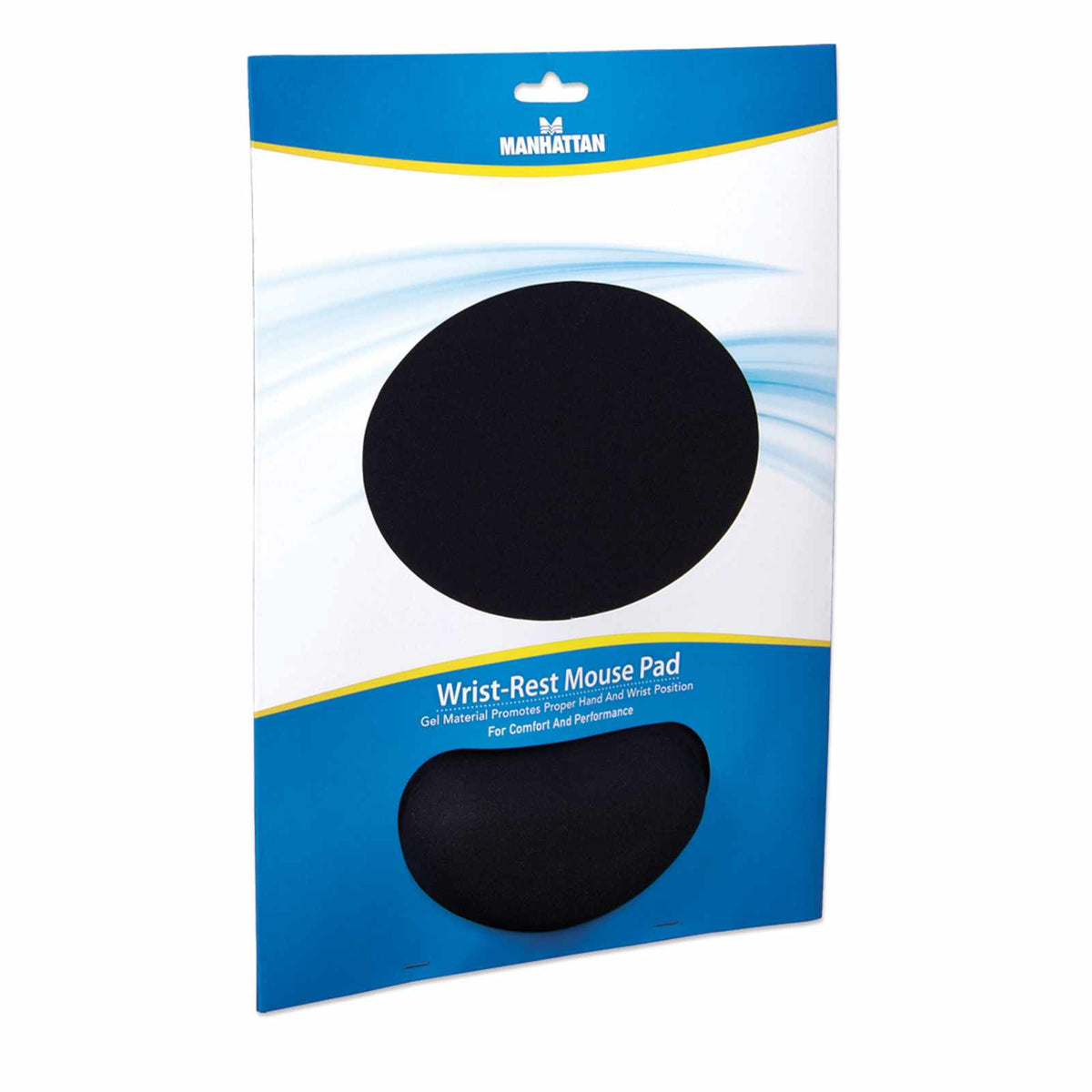 Mouse Pad con Descansa Muñecas Negro Packaging Image 2