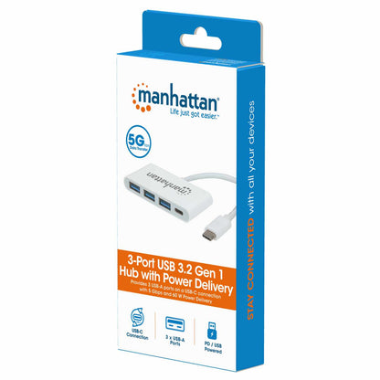Hub de 3 puertos USB 3.2 Gen 1 con Power Delivery Packaging Image 2