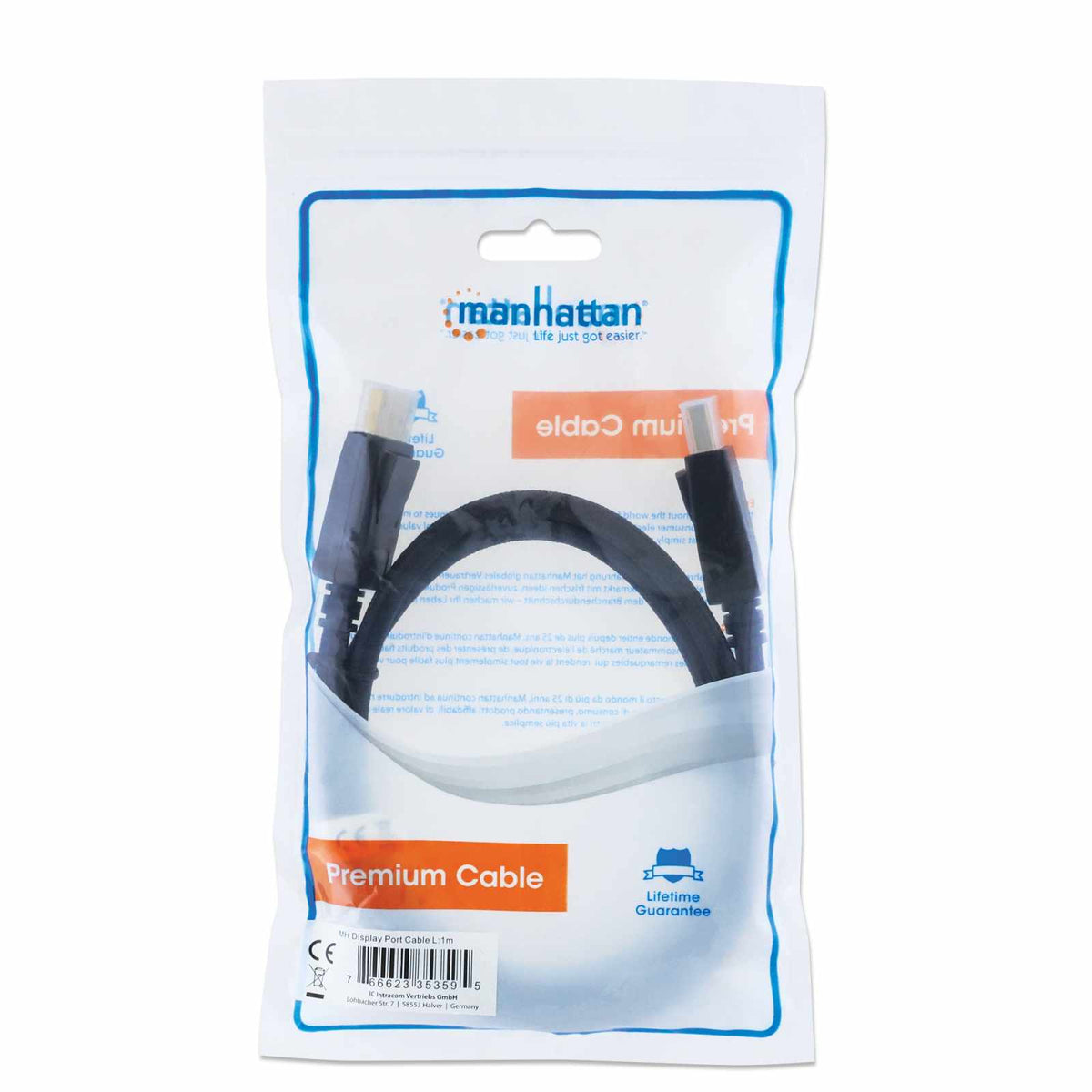 Cable DisplayPort 8K V1.4 Trenzado 1m Packaging Image 2