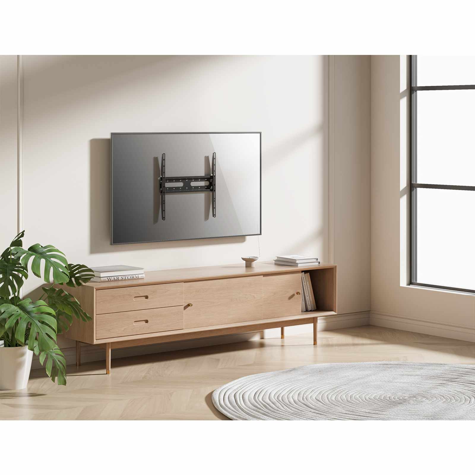 Soporte de Pared Fijo de Bajo Perfil para Pantallas de 32" a 55" Image 8