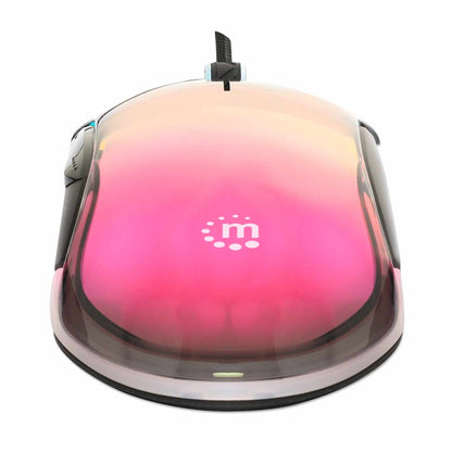 Mouse USB óptico con cable LED RGB Image 9