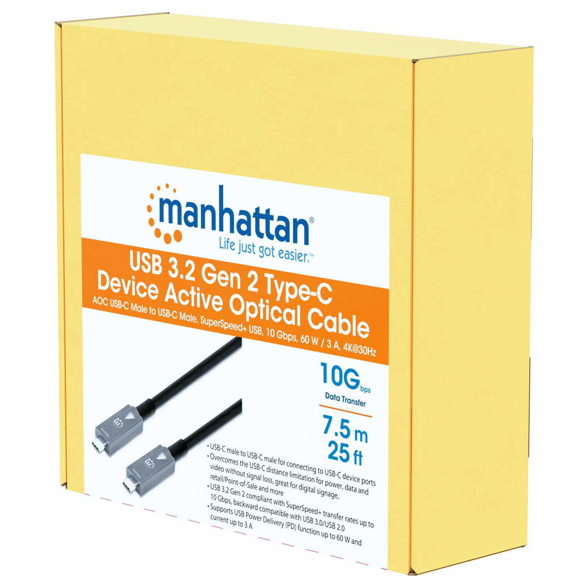 Cable USB-C de fibra óptica (AOC) USB 3.2 Gen 2 Packaging Image 2