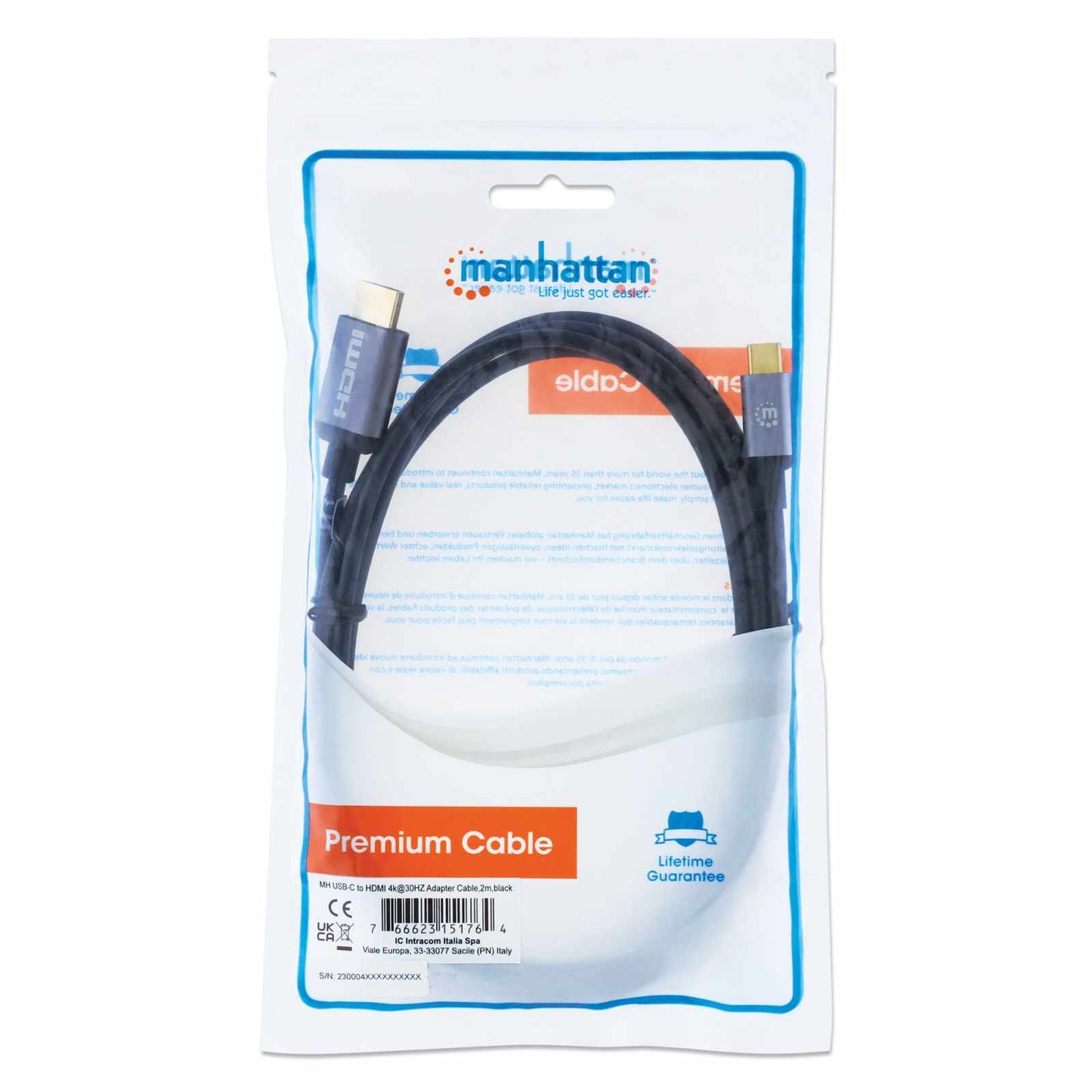 Cable adaptador USB-C a HDMI  Packaging Image 2