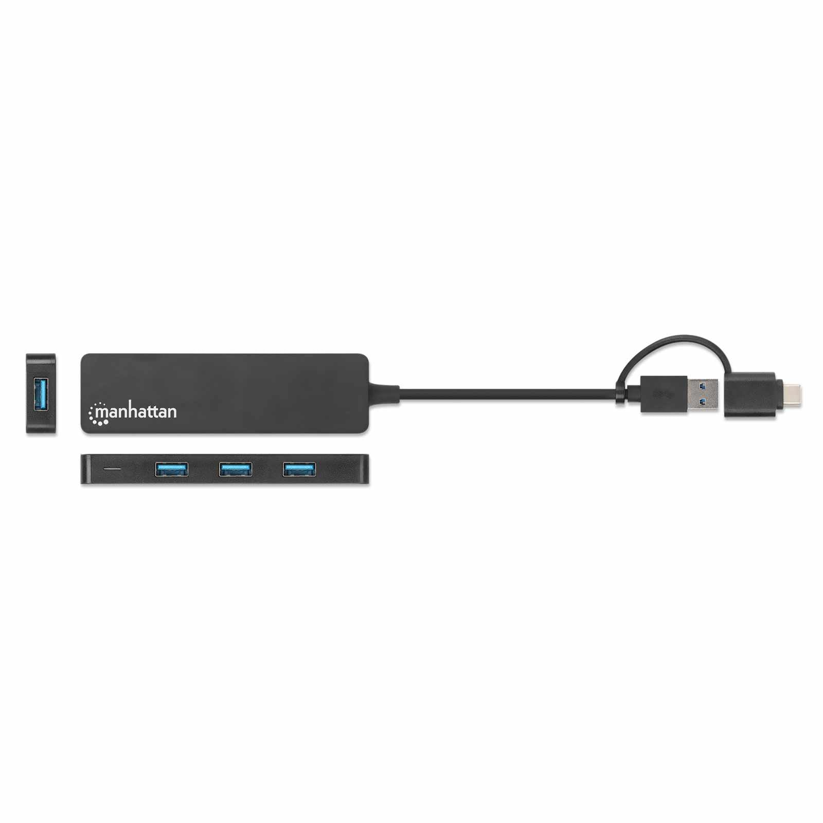 Hub de 4 puertos USB-A 3.2 Gen 1 con conector adaptable de USB-A a USB-C Image 5