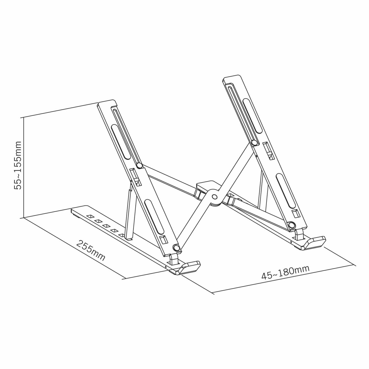 Soporte de aluminio para laptop o tablet con elevación ajustable, Premium Image 12