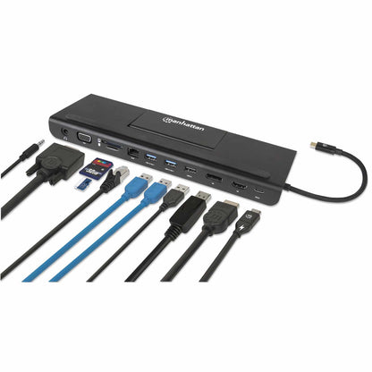 Docking station de USB-C a 11 puertos, para tres monitores, con MST Image 8