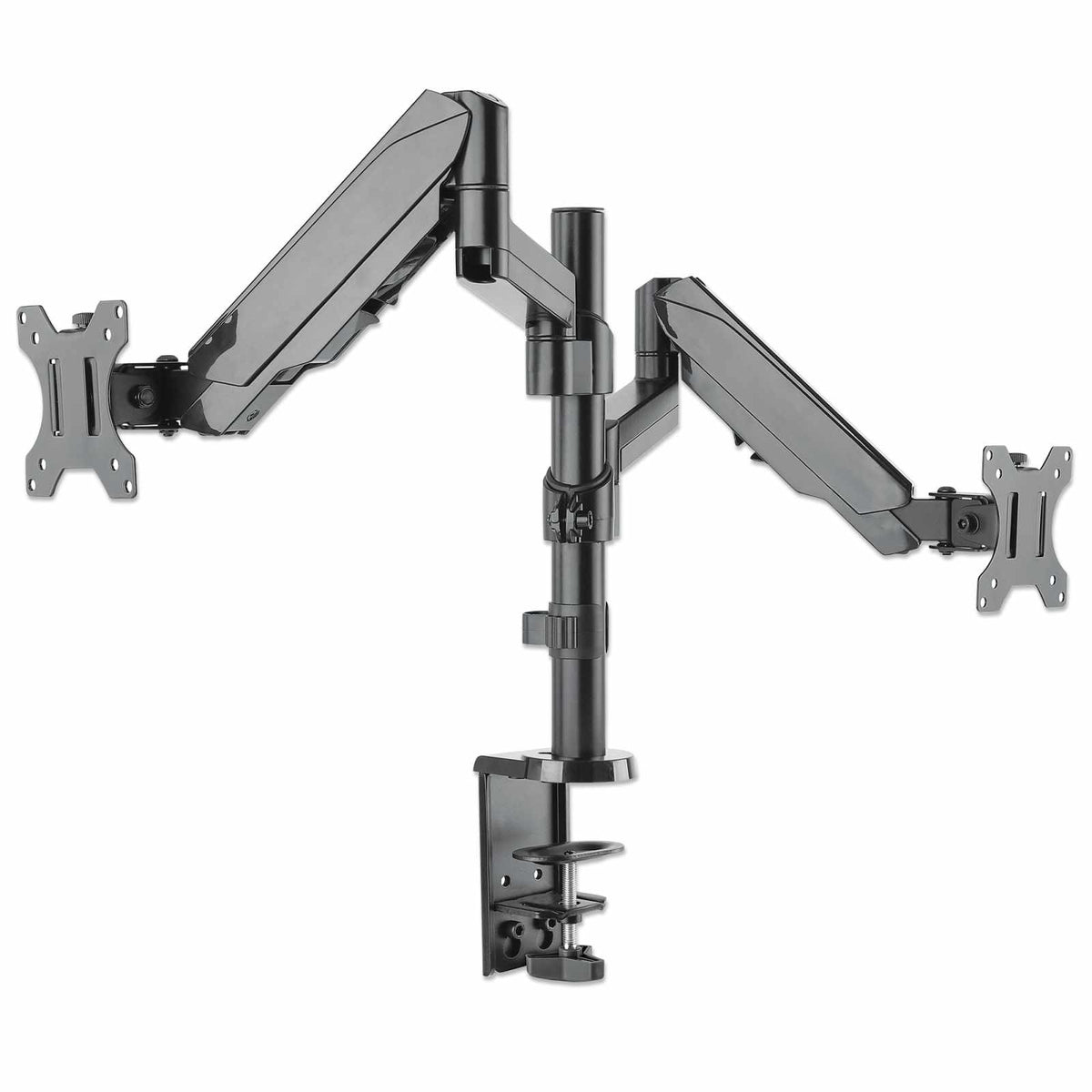 Soporte universal para monitor con brazos ajustables en altura y resorte de goma Image 4