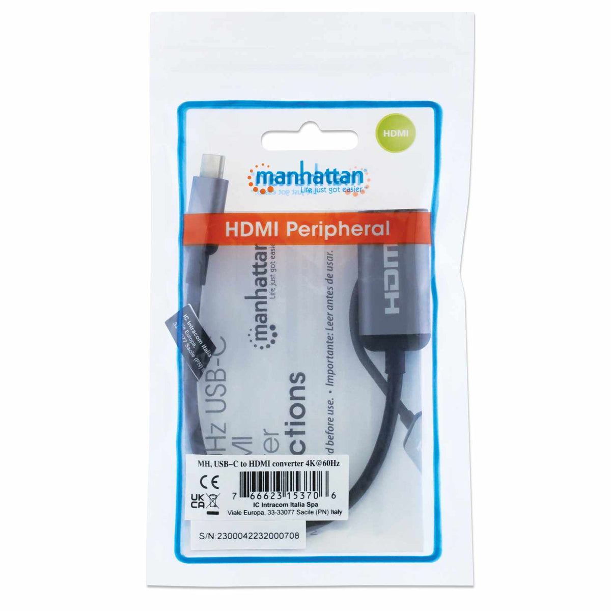 Adaptador USB-C a HDMI 4K@60Hz Packaging Image 2