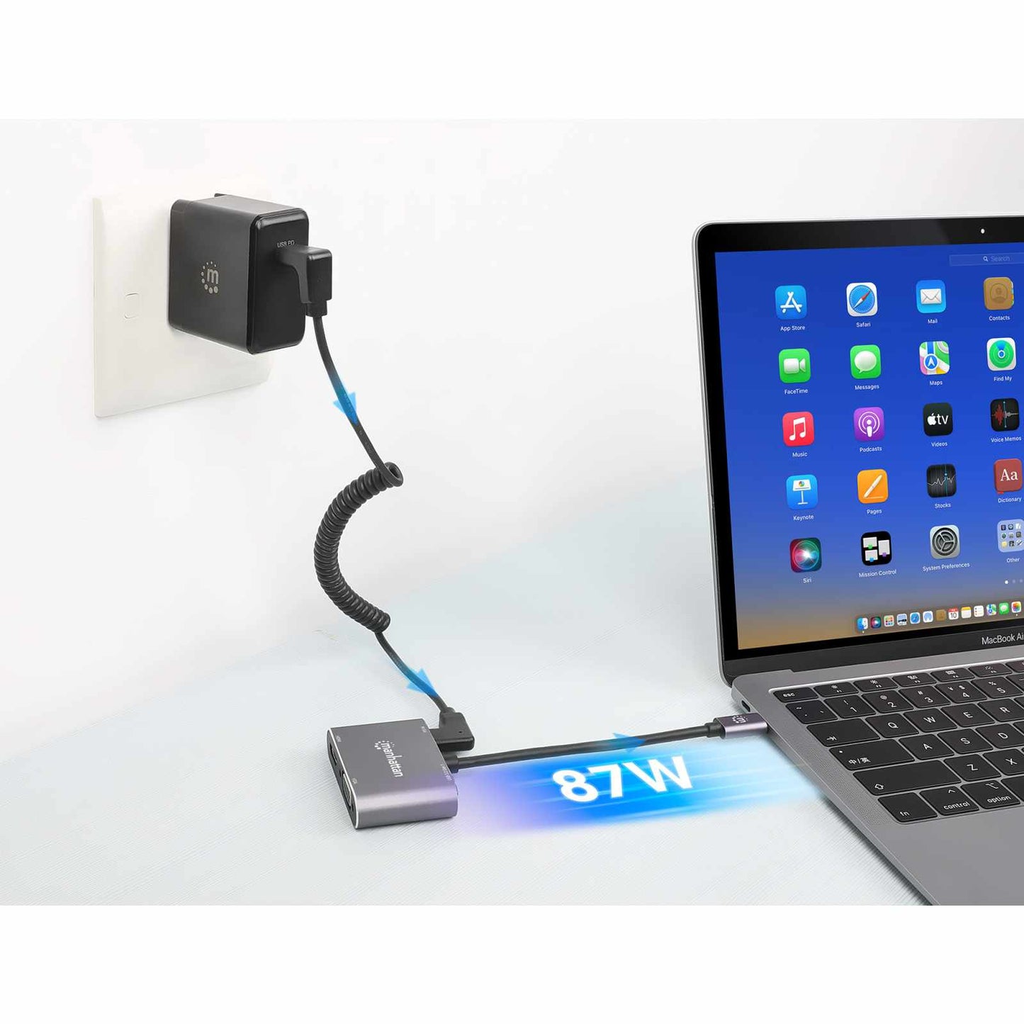 Docking Station de USB-C a HDMI y VGA, 4 en 1, con suministro de energía Image 11