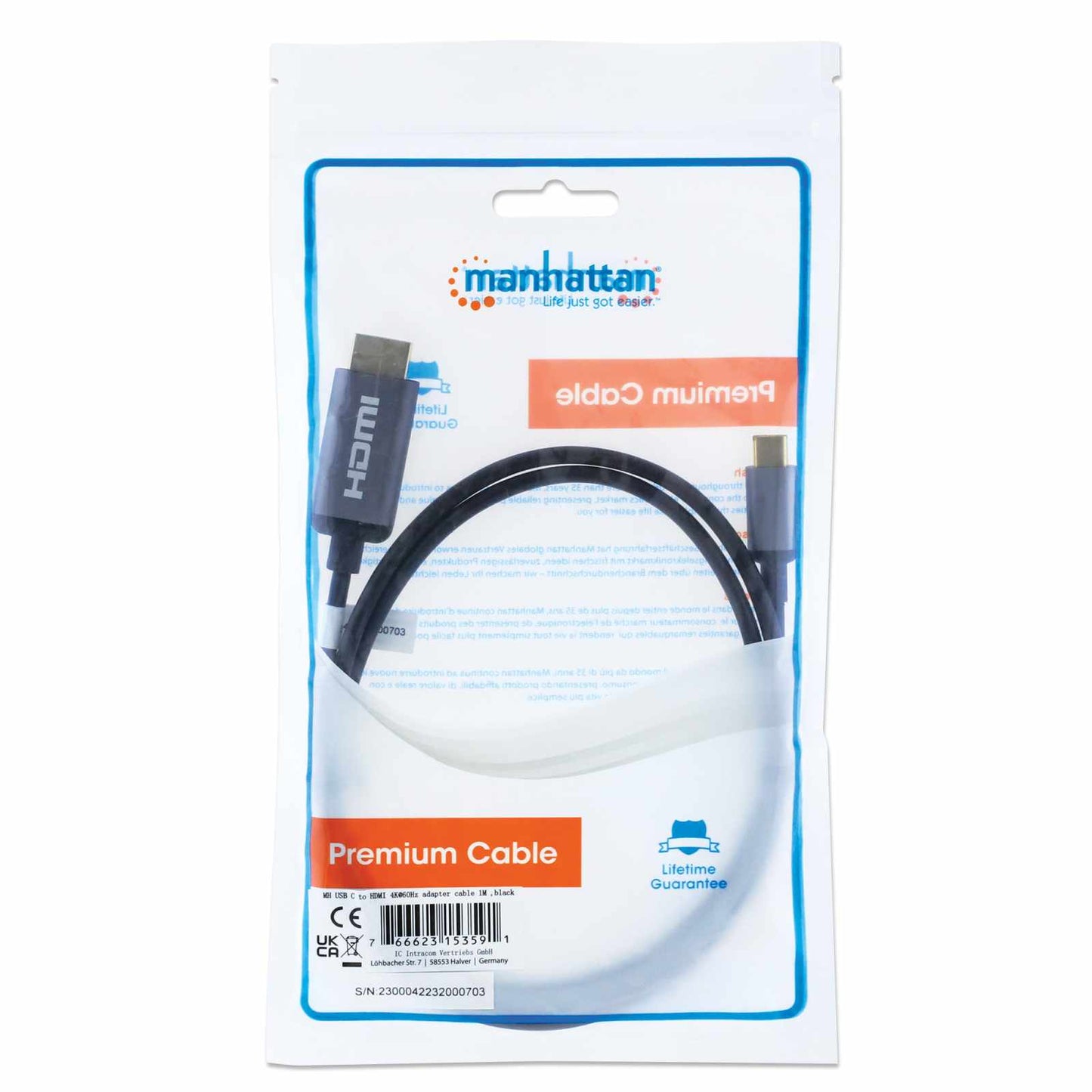 Cable adaptador de USB-C a HDMI de 4K@60Hz Packaging Image 2