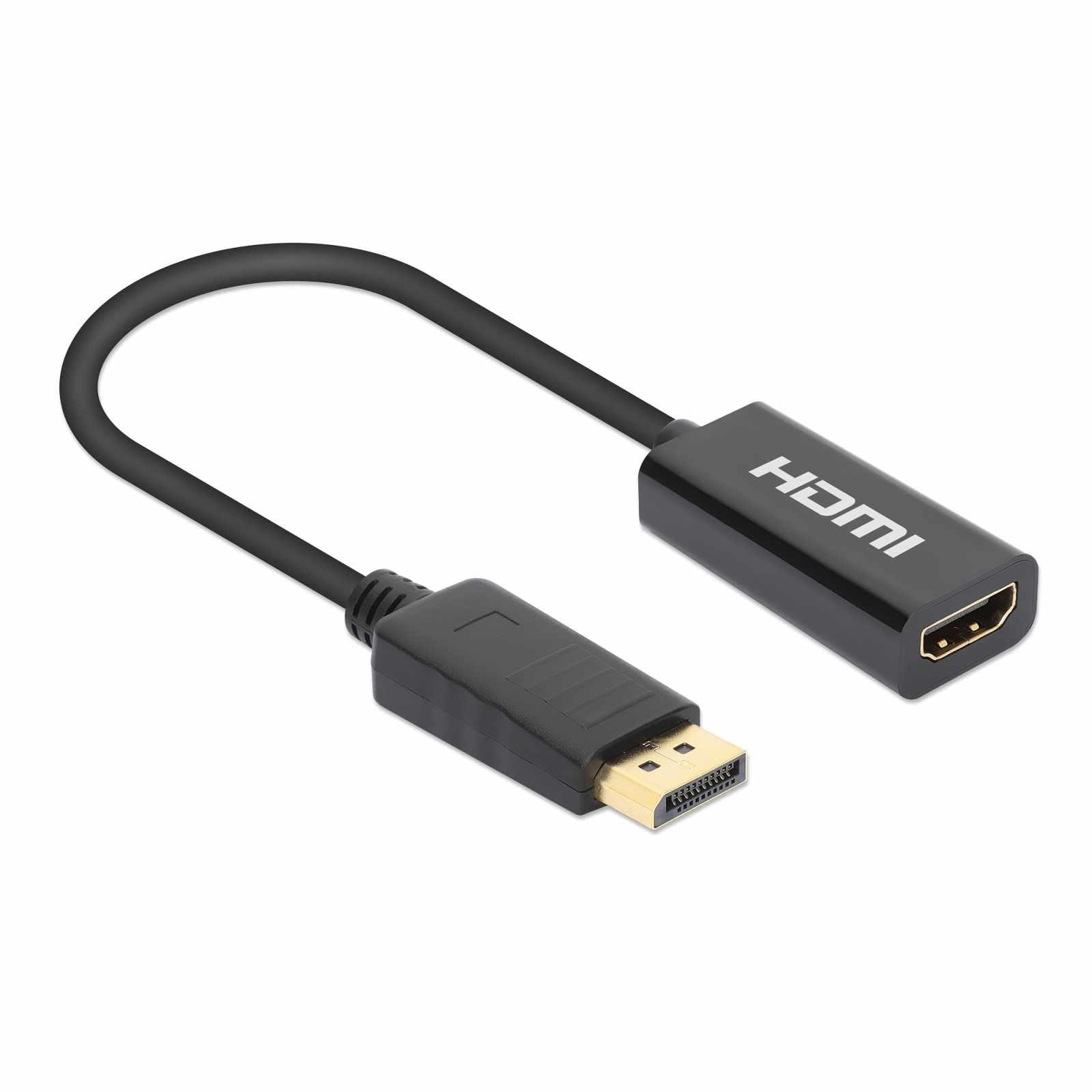 Adaptador activo DisplayPort macho a HDMI hembra, 4K a 60 Hz Image 3