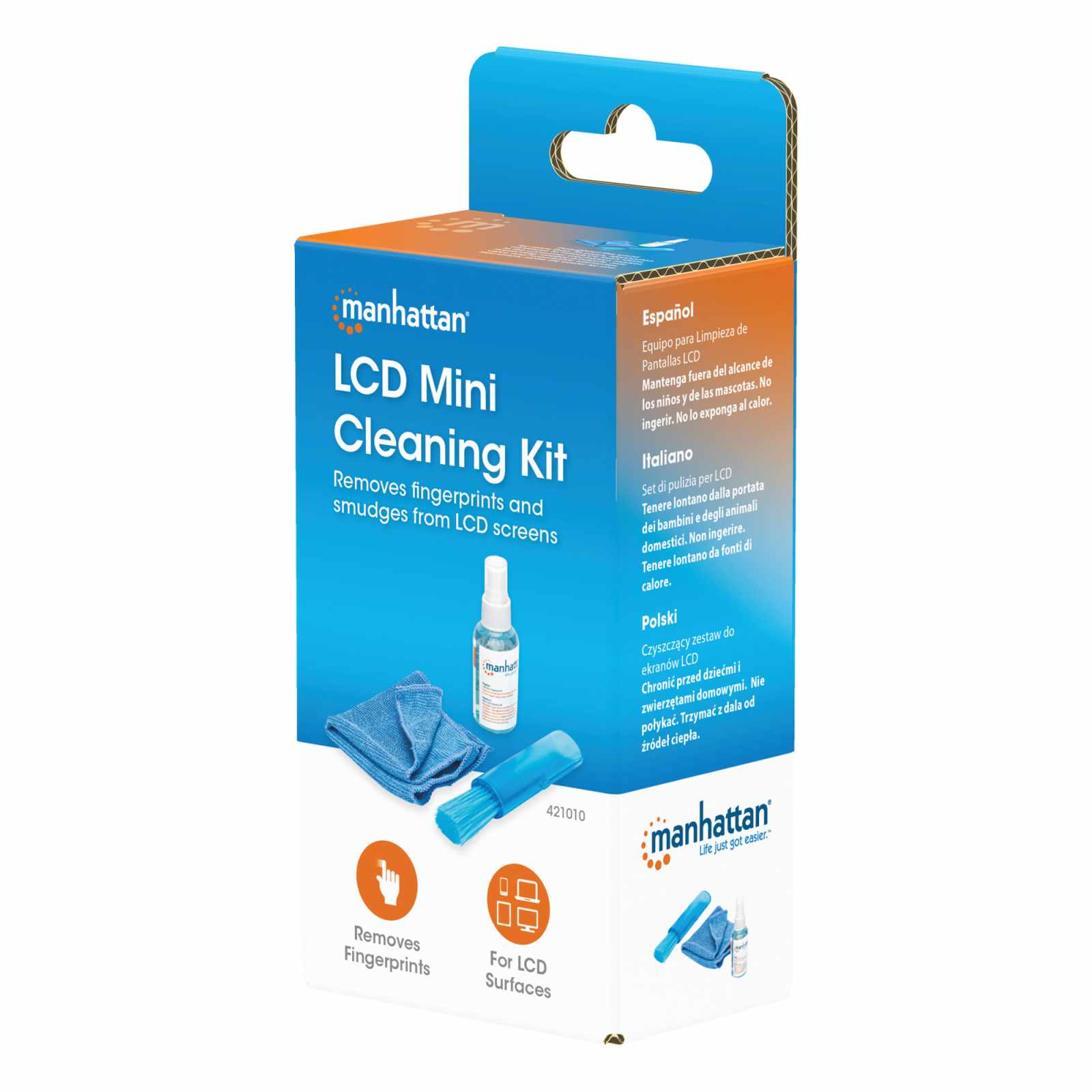 Mini Kit de Limpieza de Pantallas LCD 60ml Packaging Image 2