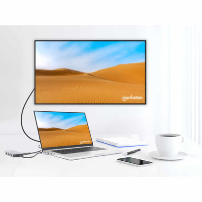 Docking Station para conexión USB-C 8 en 1 con entrega de energía Image 9