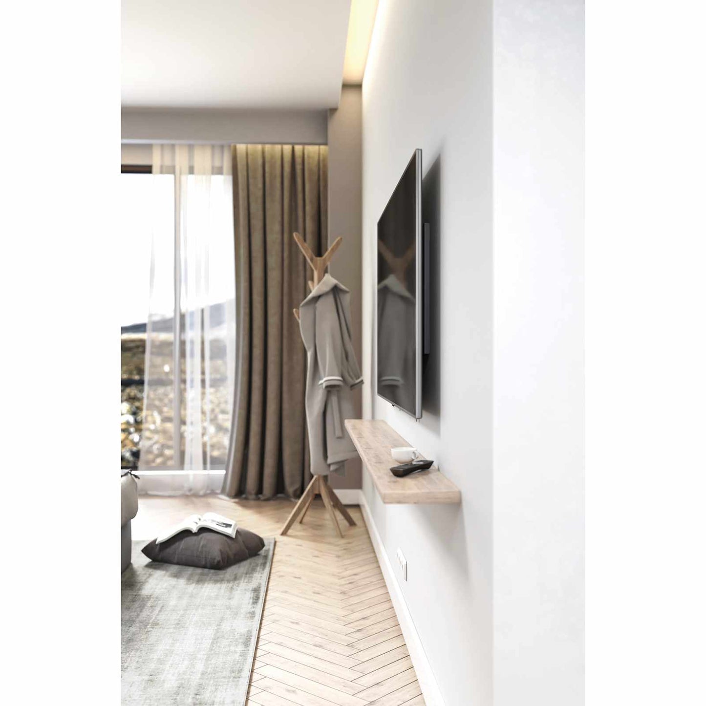 Soporte de Pared de Alta Resistencia y Bajo Perfil para Pantallas Grandes Image 9