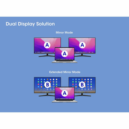 Docking Station de USB-C a HDMI y VGA, 4 en 1, con suministro de energía Image 12