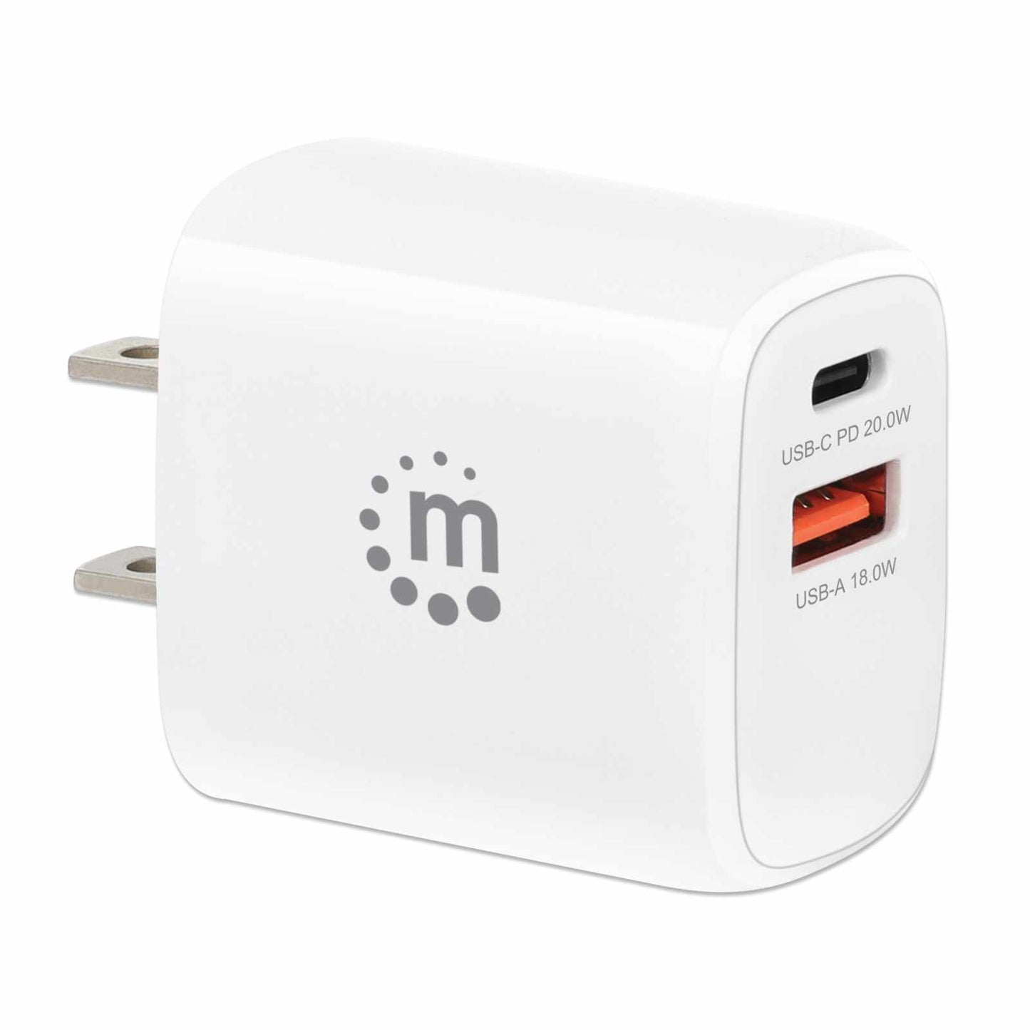 Cargador de pared mini para carga de energía por USB de 2 puertos - 20 W Image 3