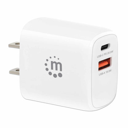 Cargador de pared mini para carga de energía por USB de 2 puertos - 20 W Image 3