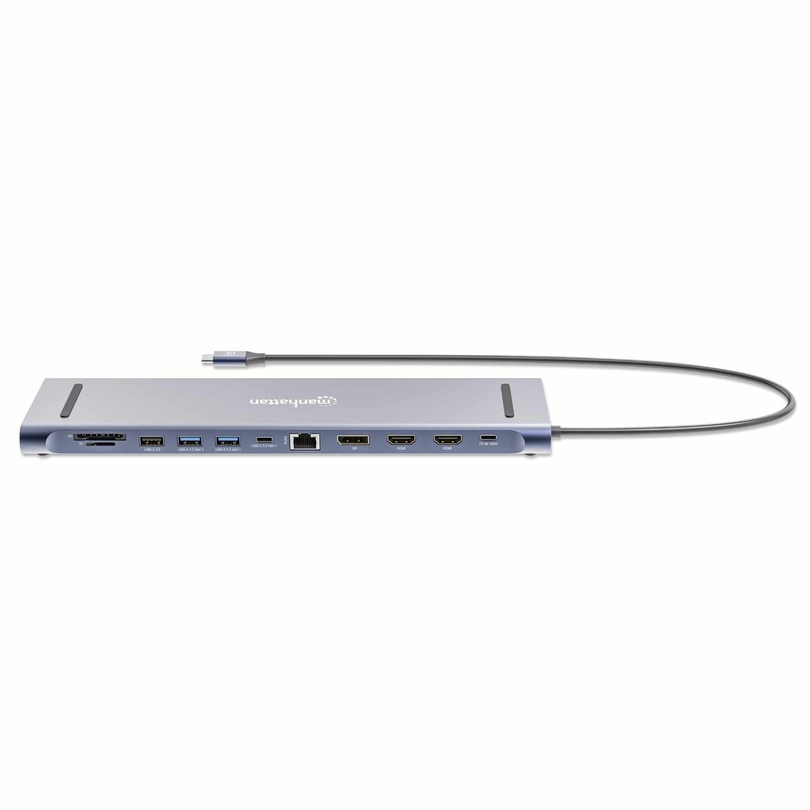 Estación de carga / Hub multipuerto USB-C PD 12 en 1 para tres pantallas 4K Image 13