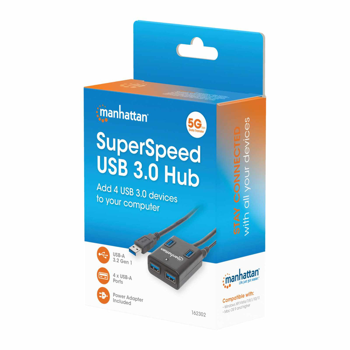 Hub USB 3.0 Tipo-A de 4 puertos Packaging Image 2