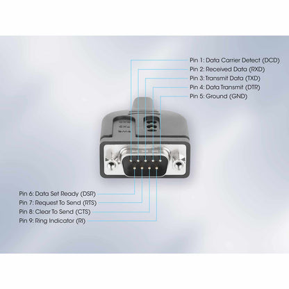 Convertidor USB-C a Serial DB9 / RS232, 1 m Image 6