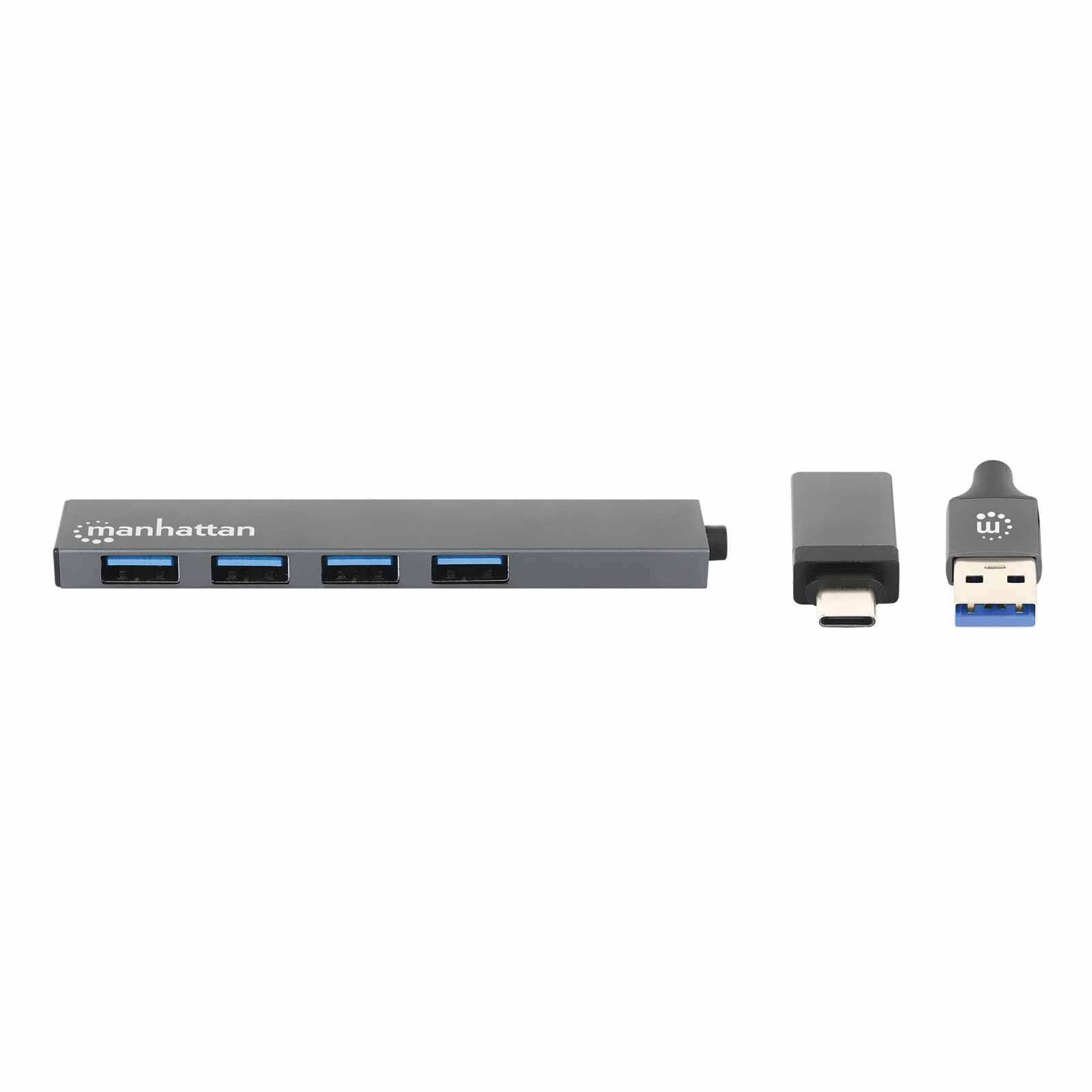 Hub de 4 puertos USB-A 3.2 Gen 1 con conector adaptable de USB-A a USB-C Image 4